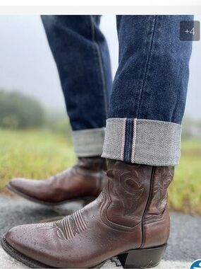 Dan Post Leather Cowboy Boots